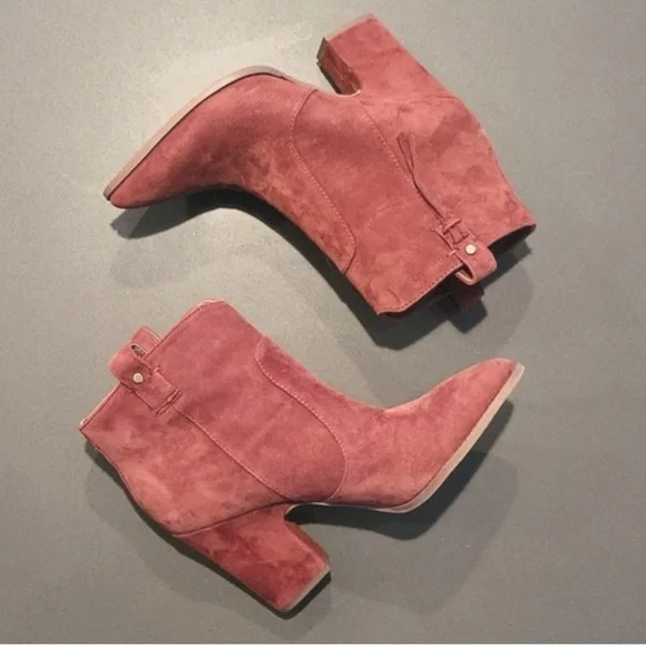 Sam Edelman Niomi Suede Western boho 
Booties In Red Paprika Size 7 preloved - Picture 2 of 10